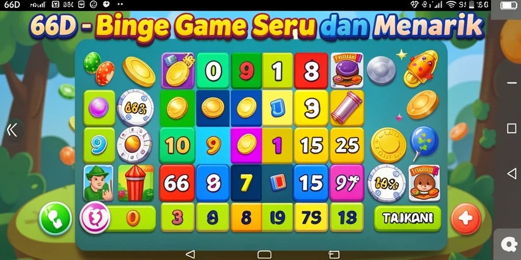 Gambaran gameplay seru di 66D Bingo.