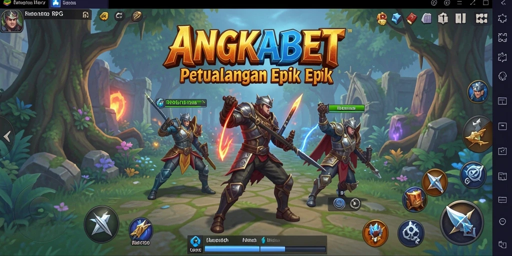 Tampilan gameplay ANGKABET yang menarik dan penuh aksi RPG.