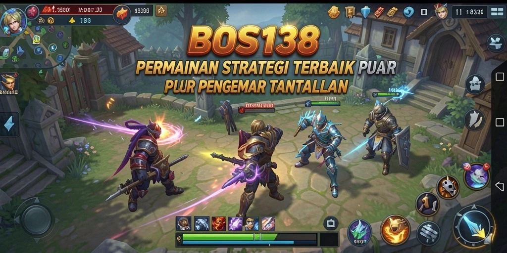 Tampilan dinamis dari gameplay strategi yang menarik.