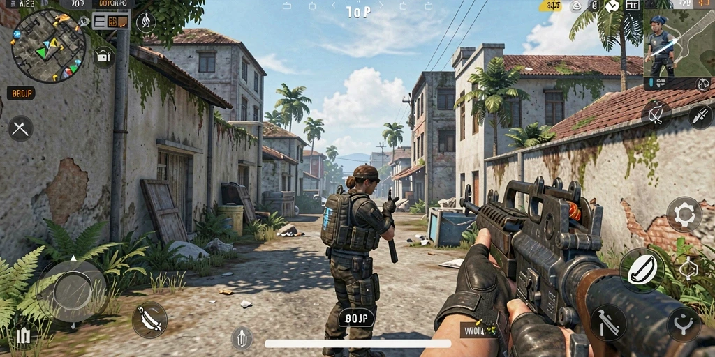 Gameplay seru BROJP dalam aksi pertempuran TPS.