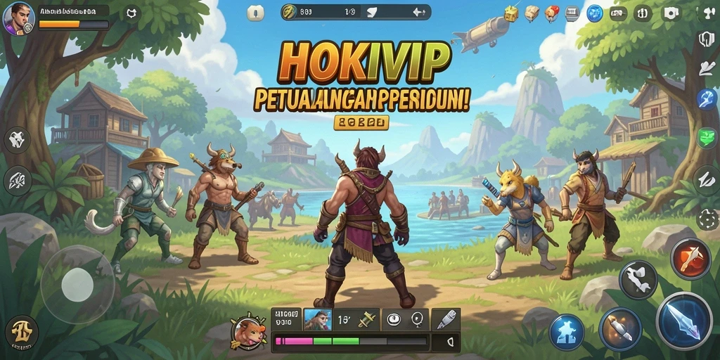 Tangkapan layar dari gameplay HOKIVIP yang memukau di dunia terbuka.