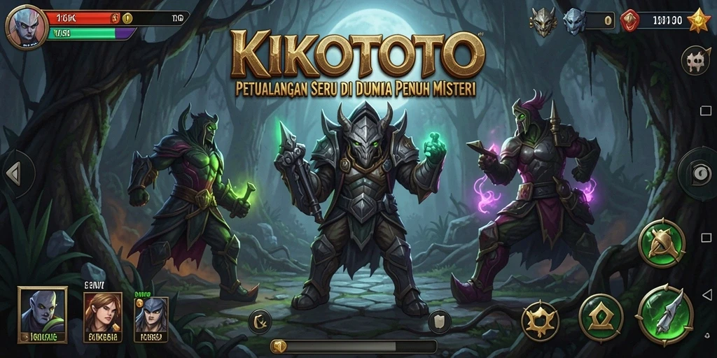 Tampilan gameplay KIKOTOTO yang penuh petualangan dan tantangan.