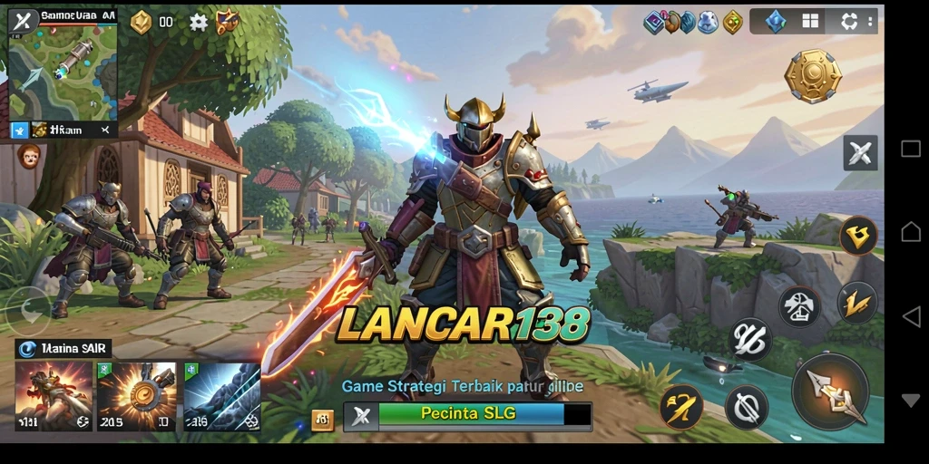 Tampilan gameplay yang menegangkan dalam LANCAR138 dengan strategi dan pertempuran.
