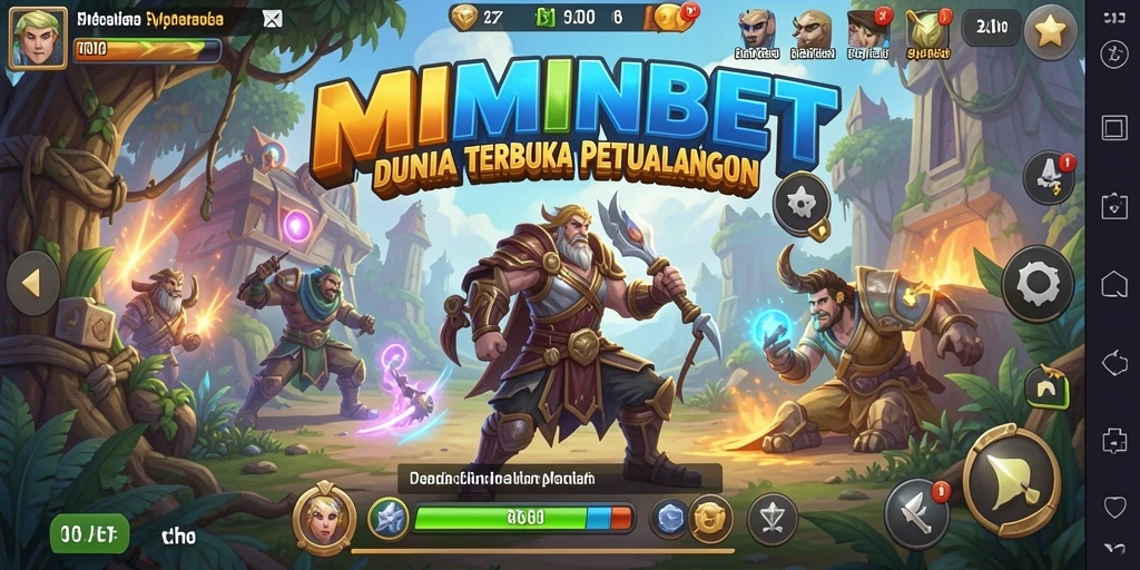 Tampilan gameplay yang memukau dalam dunia terbuka.