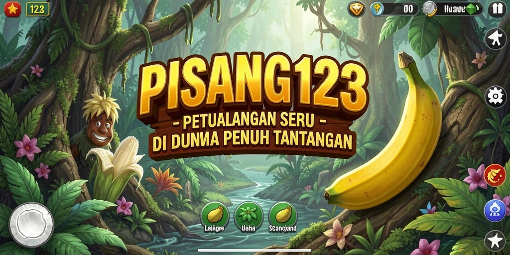 Tampilan interaksi dalam gameplay PISANG123 yang penuh tantangan.