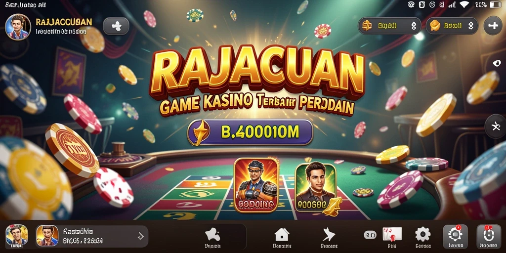 Tampilan gameplay RAJACUAN yang seru dan mengasyikkan.