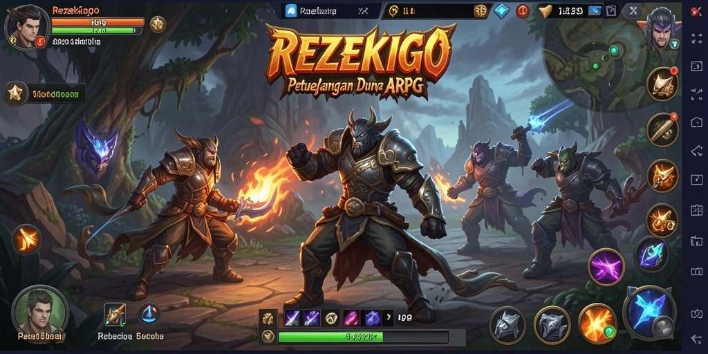 Screenshot gameplay menampilkan aksi seru dalam dunia ARPG.